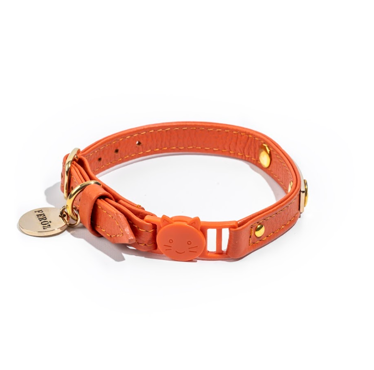 Leather cat collars best sale