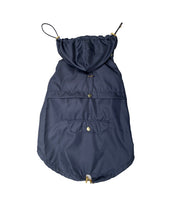 Navy raincoat