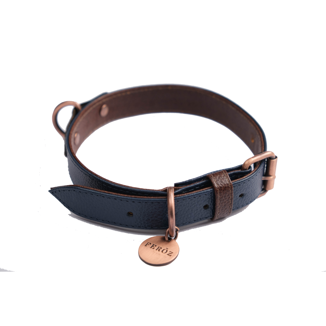 Hunter leather dog deals collars