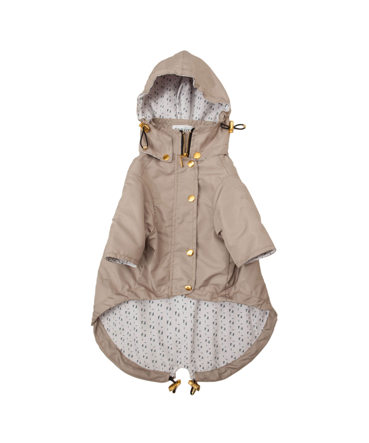 chaqueta impermeable beige - Feroz