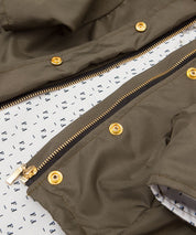 chaqueta impermeable verde militar - Feroz