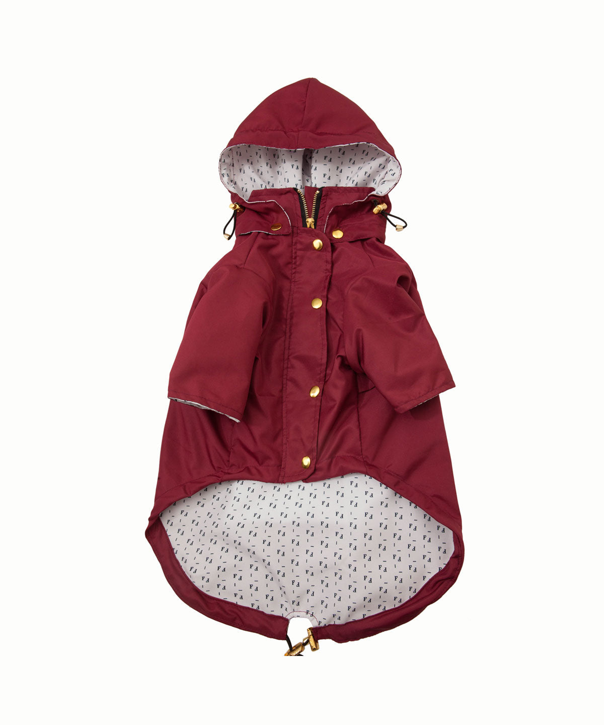 chaqueta impermeable vinotinto - Feroz