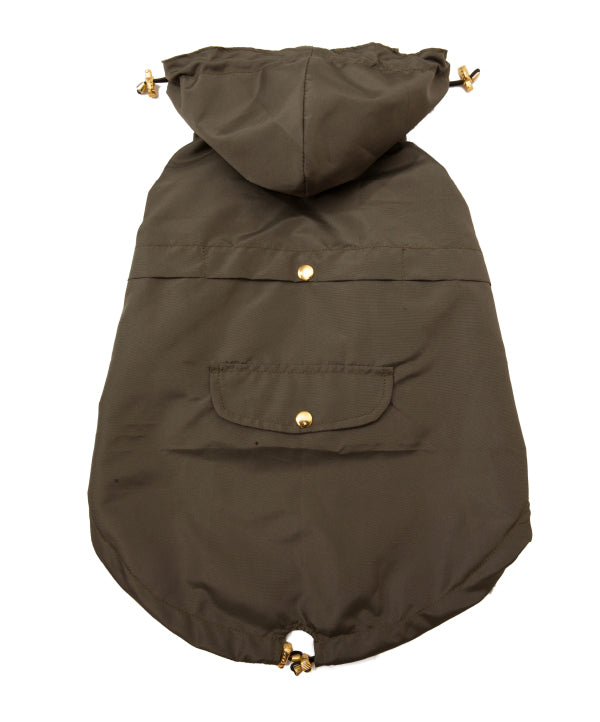 Military Green Raincoat
