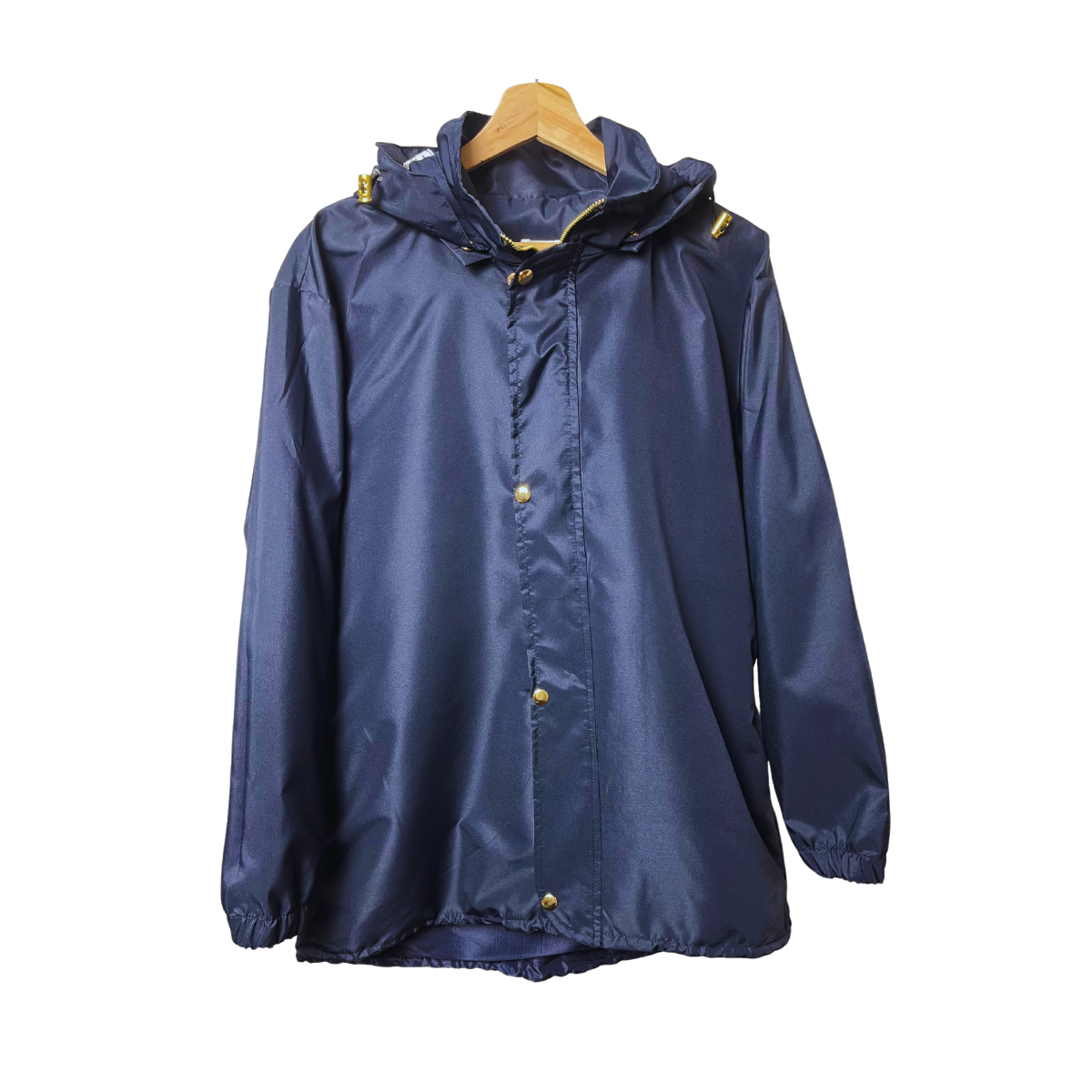 Navy Raincoats for Humans