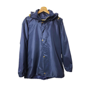 Navy Raincoats for Humans