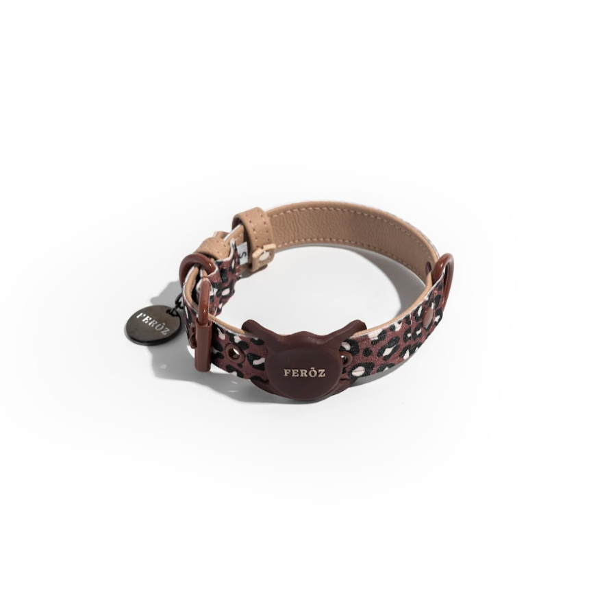 Safari Leopard Canvas Collar