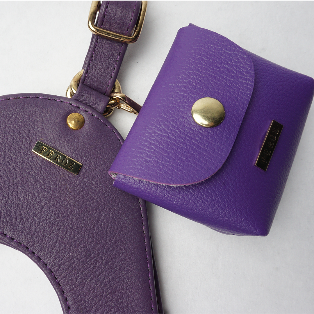 Doggie bag dispenser Aubergine
