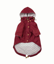 chaqueta impermeable vinotinto - Feroz